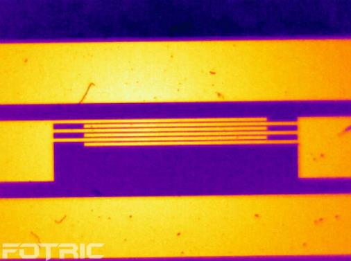 Fotric 226熱像儀應用于TCO薄膜通電測試