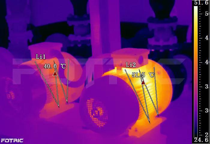 紅外熱像儀在電機檢測方面的應用